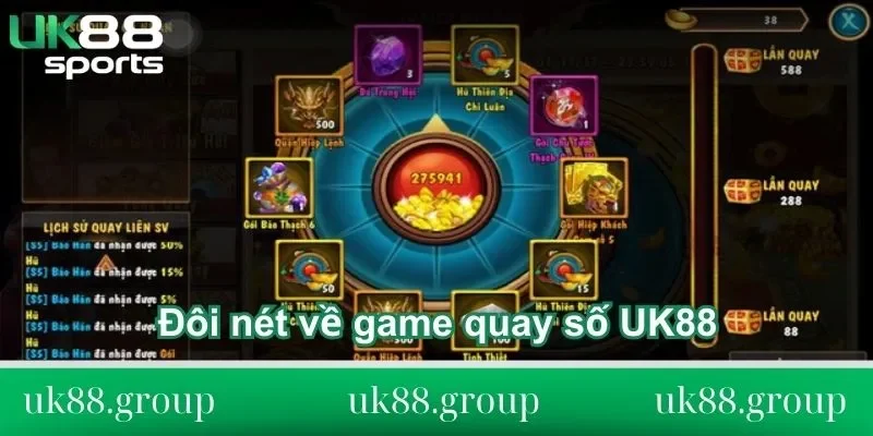 quay số UK88 Đôi nét về game quay số UK88