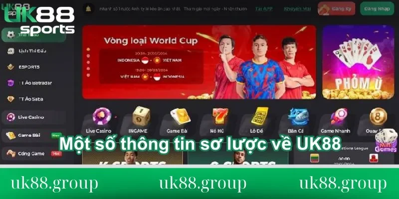 sơ lược về UK88 Một số thông tin sơ lược về UK88