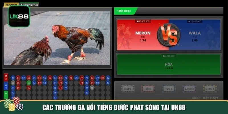 Các trường đá gà khi cá cược online UK88 Các trường đá gà khi cá cược online UK88